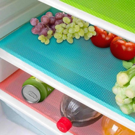3 pcs Refrigerator Anti Slip Fridge Liner Mat